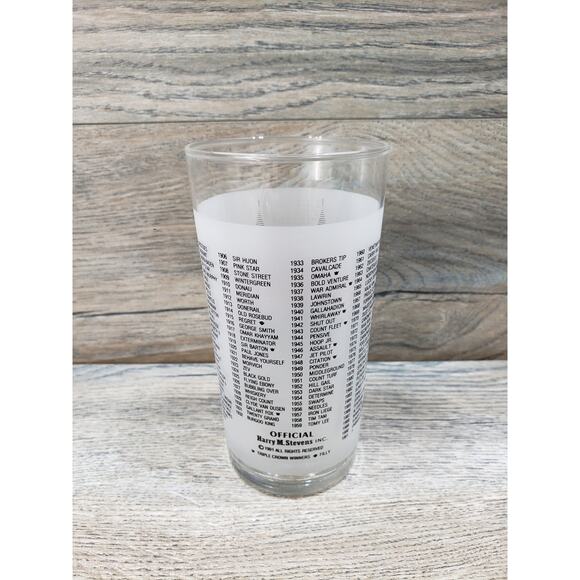 Kentucky Derby 117 1991 Official Julep Drinking Glass - Picture 4 of 8